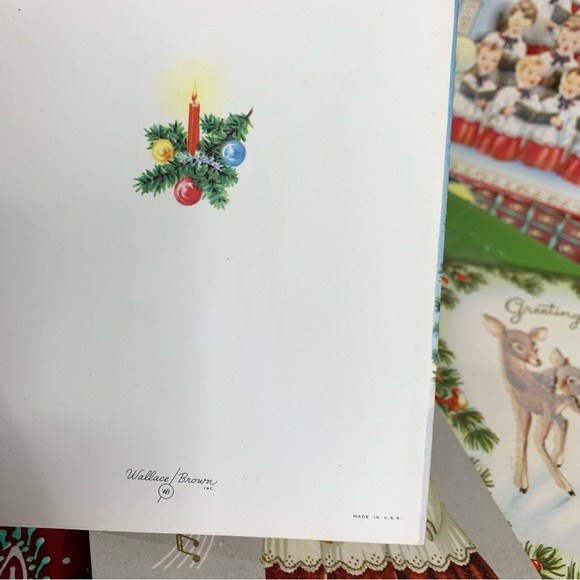 50s Vintage Christmas Cards - Picture 4 of 7